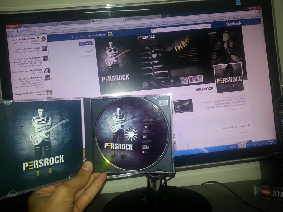 persrock cd album fan farzad alipour